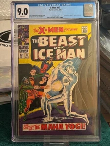 X-Men (Uncanny) #47 CGC 9.0, páginas blancas, camafeo de antorcha humana en Iceman Featurette - Imagen 1 de 4