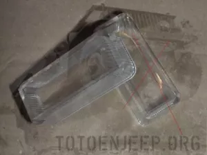 1 VITRE TRANSPARENTE POUR BLACK OUT BO CALANDRE jeep willys gpw dodge us ww2 - Imagen 1 de 1