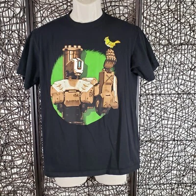 BLIZZARD ENTERTAINMENT OVERWATCH MENS T SHIRT SZ. M BLACK DESIGNED BY JINX - Image 1 of 4