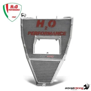 Radiatore acqua maggiorato H2O+kit di montaggio per Ducati 1199 Panigale - Picture 1 of 5