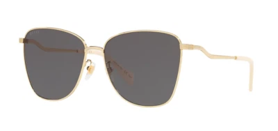 Gucci Women's Gold & Cream White / Gray Tinted Sunglasses - Image 1 of 4