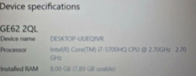 MSI GE62 2QL Apache Gaming Laptop - image 1 of 4