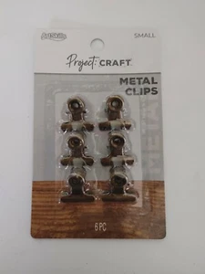 Project craft metal clips 6 pack - Picture 1 of 2