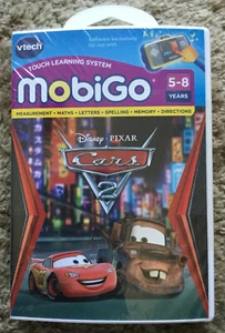 VTech Mobigo Disney Pixar Cars 2 Touch Learning System Game NEW SEALED - Picture 1 of 2