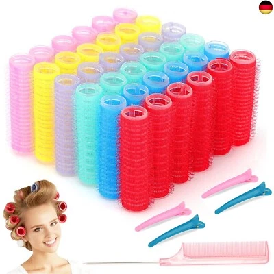 BESUCHE DEN RANJIMA- RANJIMA 36 Stück Lockenwickler, 6 Farbe Lockenwickler Set Kleine Selbsthaftend