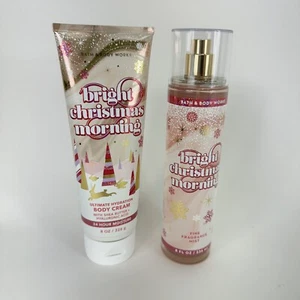 Bath and Body Works Bright Christmas Morning Fragrance Mist Spray And Lotion - Picture 1 of 4