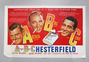 Vintage Chesterfield Cigarette Centerfold - Liggett Myers Tobacco Advertisement - Picture 1 of 1