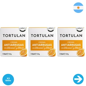 Tortulan Crema Anti-Arrugas Con Vitamina C y Retinol 110 Ml x3 Unid - Picture 1 of 1