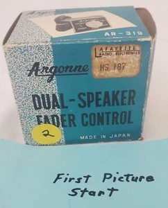Control de fader de altavoz doble Argonne AR-319 - Imagen 1 de 6