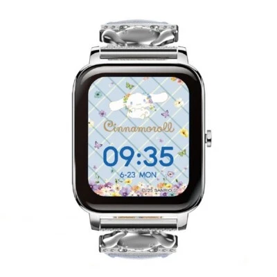 GREEN HOUSE Smart Watch Sanrio Characters Cinnamoroll  / GH-SMWL-CN New Japan - Image 1 of 3