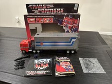 TRANSFORMERS G1 OPTIMUS PRIME W BOX 99 Complete ORIGINAL 1984 HASBRO
