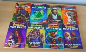 Goosebumps Series Most Wanted Paperback Books by R.L. Stine (sequence 1 - 8) - Picture 1 of 14
