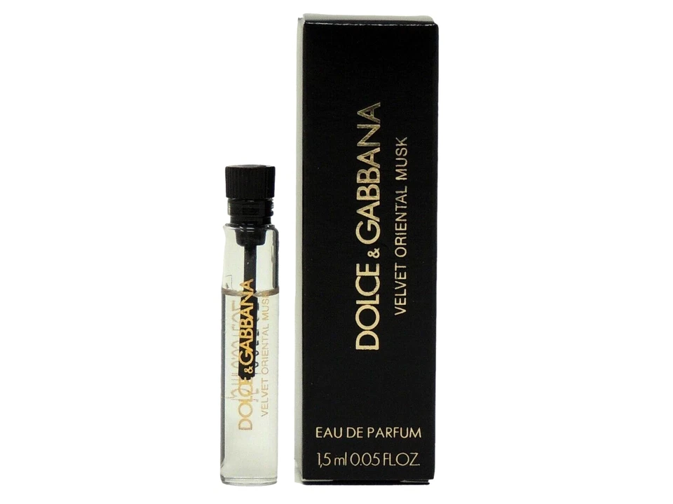 D&G DOLCE & GABBANA TERCIOPELO ORIENTAL ALMIZCLE EDP 1,5 ml x 1 MUESTRA PERFUME COLONIA Foto 1 de 1