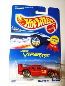 1992 Hot Wheels  ERROR (F40 Ferrari) Red W/Gold lace wheels-Collector #69 - Picture 1 of 2