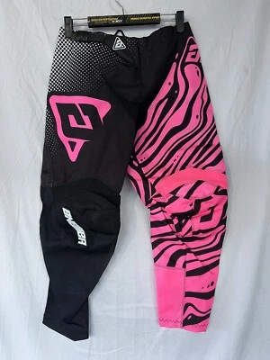 Answer Racing ANSR Syncron Motocross MX Pants Pink/Black Womens 04 CLOSEOUT — 第 1/3 张图片