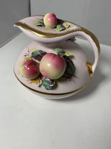 Beautiful Vintage Lefton Rare Covered Apple Dish - Picture 1 of 14