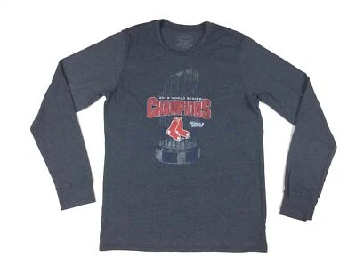 Majestic Threads Red Sox World Series 2013 L/Sleeve T-Shirt Sz L - Image 1 of 4