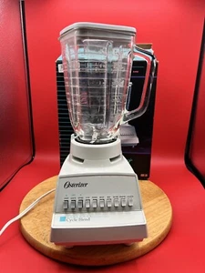 VTG Oster Osterizer Blender 10 Speed Designer Cycle Blend White - Picture 1 of 5