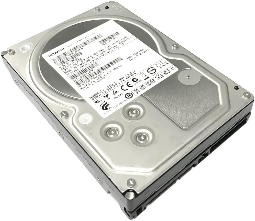 Hitachi SATA II 2TB Storage Capacity Hard Drives (HDD, SSD Hitachi SATA II 2TB Storage Capacity Hard Drives (HDD, SSD