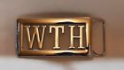WTH  Name Belt Buckle -Put your name or word on Buckle