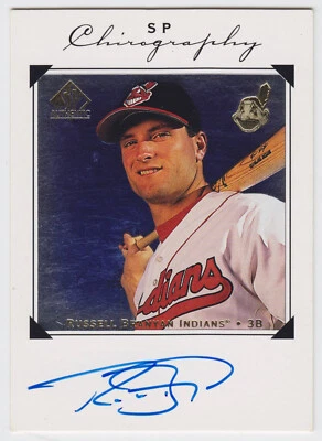 1998 SP Authentic Chirography - Russell Branyan - Indians - Autographed - NrMt+ - Image 1 of 4