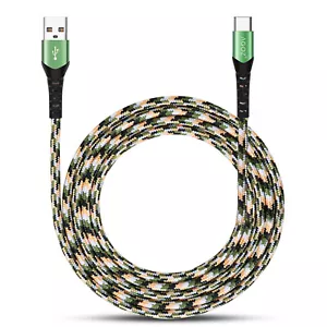 Camo USB C Cable Fast Charger for iPad Pro,iPad Air, iPhone 16 Pro Max -4/6/10ft - Picture 1 of 10