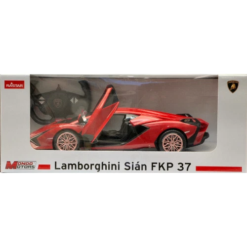 LAMBORGHINI SIAN RED RADIOCOMANDO 1:14 Mondo Motors Radiocomando Modellino Nuovo - Immagine 1 di 1