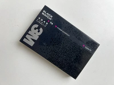 CINTA CASETE EN BLANCO 3M BLACKWATCH 4040 74 TIPO IV (1) (SELLADA) Foto 1 de 2