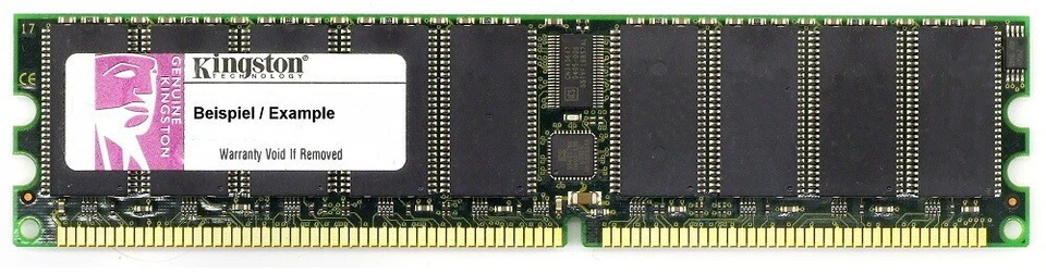 2GB Kit (2x1GB) Kingston DDR1 PC2100R 266MHz ECC Reg KTH-ZX6000/2G A7842A AB223A - Image 1 of 1