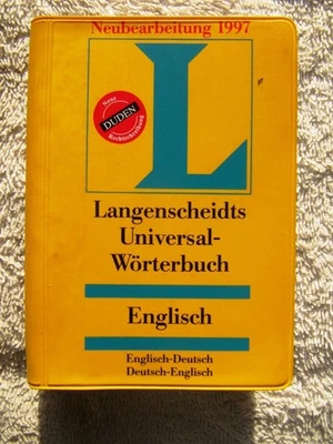 Langenscheidt DICTIONARY GERMAN ENGLISH Universal Worterbuch Deutsch Englisch - Image 1 of 2