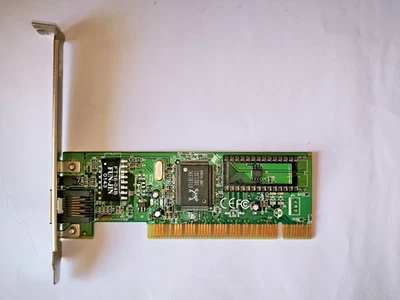 🌐🖳 Realtek RTL 8139C - RJ45 10/100 PCI network card - [vintage] - Immagine 1 di 3