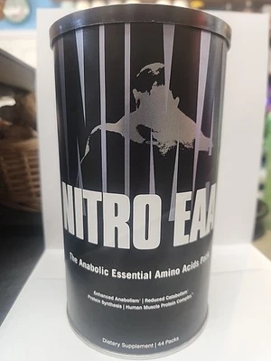 NUTRICIÓN UNIVERSAL ANIMAL NITRO EAA (44 PCKTS) bcaa pak m stak flex aminoácidos Foto 1 de 4