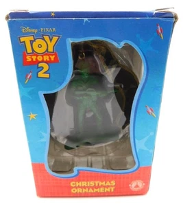 Vintage Disney Toy Story 2 Green Army Soldier Christmas Ornament with Box - Picture 1 of 4