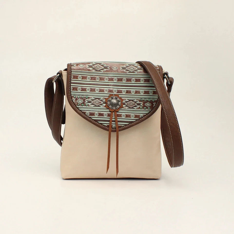 Bolso Mensajero Blazin Roxx Nicole Ocultar y Llevar - Blanco Foto 1 de 1