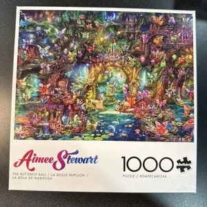 Aimee Stewart The Butterfly Ball 1000 PC Puzzle  Buffalo Games Complete - Picture 1 of 8