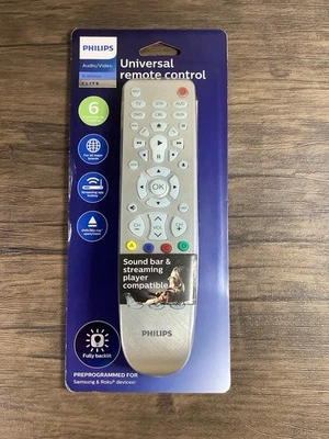 New In Package- Philips 6 Device Universal Remote FULLY BACK LIT SRP3016S/27 - Image 1 of 2