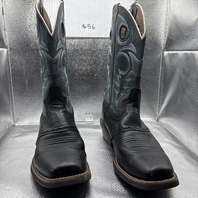 Botas Justin Jed Para Hombres Talla 11 D SV2522 12 Pulgadas Alto Azul Búfalo Puntera Cuadrada Foto 1 de 4
