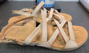 BORN BOC Concept Altheda Strappy Sandal Beige Size 7 Comfort - Picture 1 of 8