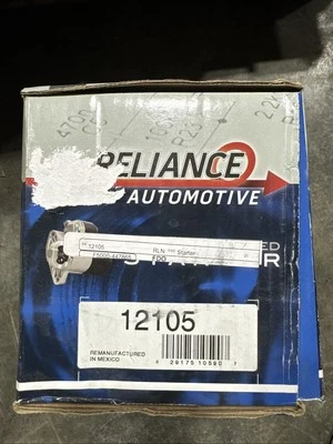Arrancador Reliance Automotive NUEVO 12105 Reman Foto 1 de 2