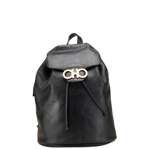 Salvatore Ferragamo Gancini Backpack Backpack BV-216148 Women 【Used】 - Picture 1 of 13