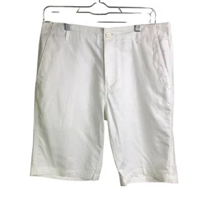Club de Golf Calvin Klein Chino Corto Para Hombre Talla 30 Blanco Lino Clásico Preppy - Imagen 1 de 4