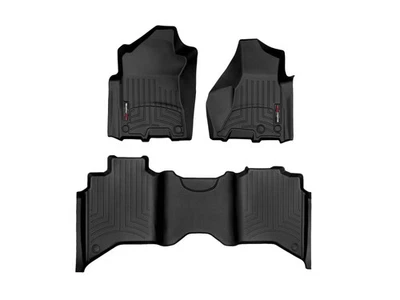 Alfombrillas WeatherTech personalizadas para auto/camión FloorLiner - 4416581V-4415456 - negras Foto 1 de 4