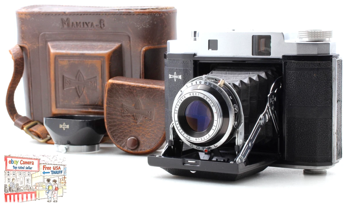 【整備済　美品】ディープブルー Mamiya-6 IVB 75mm f3.5 157b0b21e9cab3540f5c8db2180fda