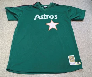J.R. RICHARD #50 Houston Atros 1978 St. Patrick's Mitchell & Ness Jersey Size58  - Picture 1 of 9