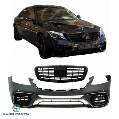 For 2014-2017 Mercedes Benz S Class W222 S550 Facelift 18+ S63 AMG Front Bumper - Image 1 of 4