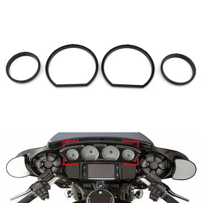 Instrumententafel Gauge Bezel Kit für Harley Touring Electra Street Glide 14-23 - Image 1 of 4