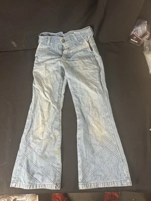 Pantalones de mezclilla vintage Farah para mujer con parte inferior de campana pierna acampanada años 70 Foto 1 de 4