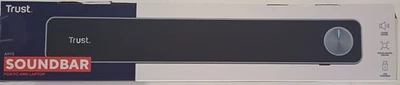 Soundbar TRUST Arys 22946, 12W (6 W RMS), jack 3,5mm, USB per PC and laptop - Immagine 1 di 4