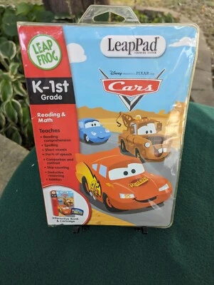 Leapfrog LeapPad Cars  Book& Cartridge Reading and Math, K-1st - Image 1 of 4