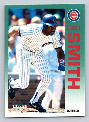 1992 Fleer 392 Dwight Smith Chicago Cubs - Image 1 of 2
